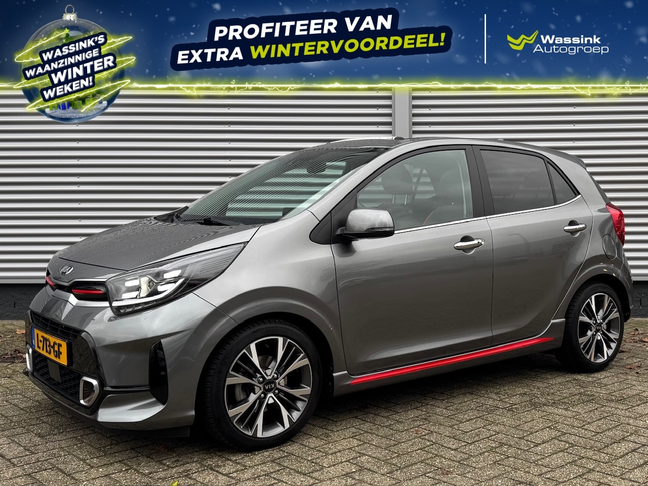 Kia Picanto - 1.0 T-GDi 100pk 5-zits GT-Line | Schuif/Kanteldak | Stoel/Stuurwielverwarming | Navigatie - AutoWereld.nl