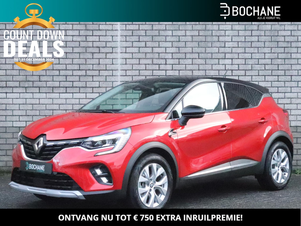 Renault Captur - 1.6 E-Tech Hybrid 145 Intens | Navigatie | Achteruitrijcamera - AutoWereld.nl