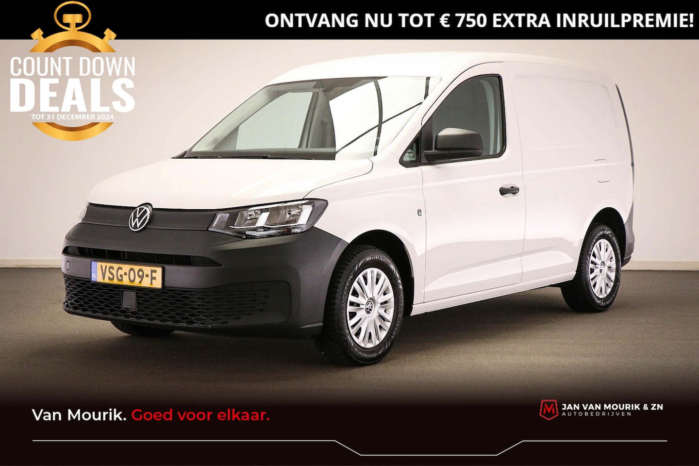 Volkswagen Caddy Cargo - 2.0 TDI Comfort | AIRCO | CRUISE | APP CONNECT | PDC | TREKHAAK - AutoWereld.nl