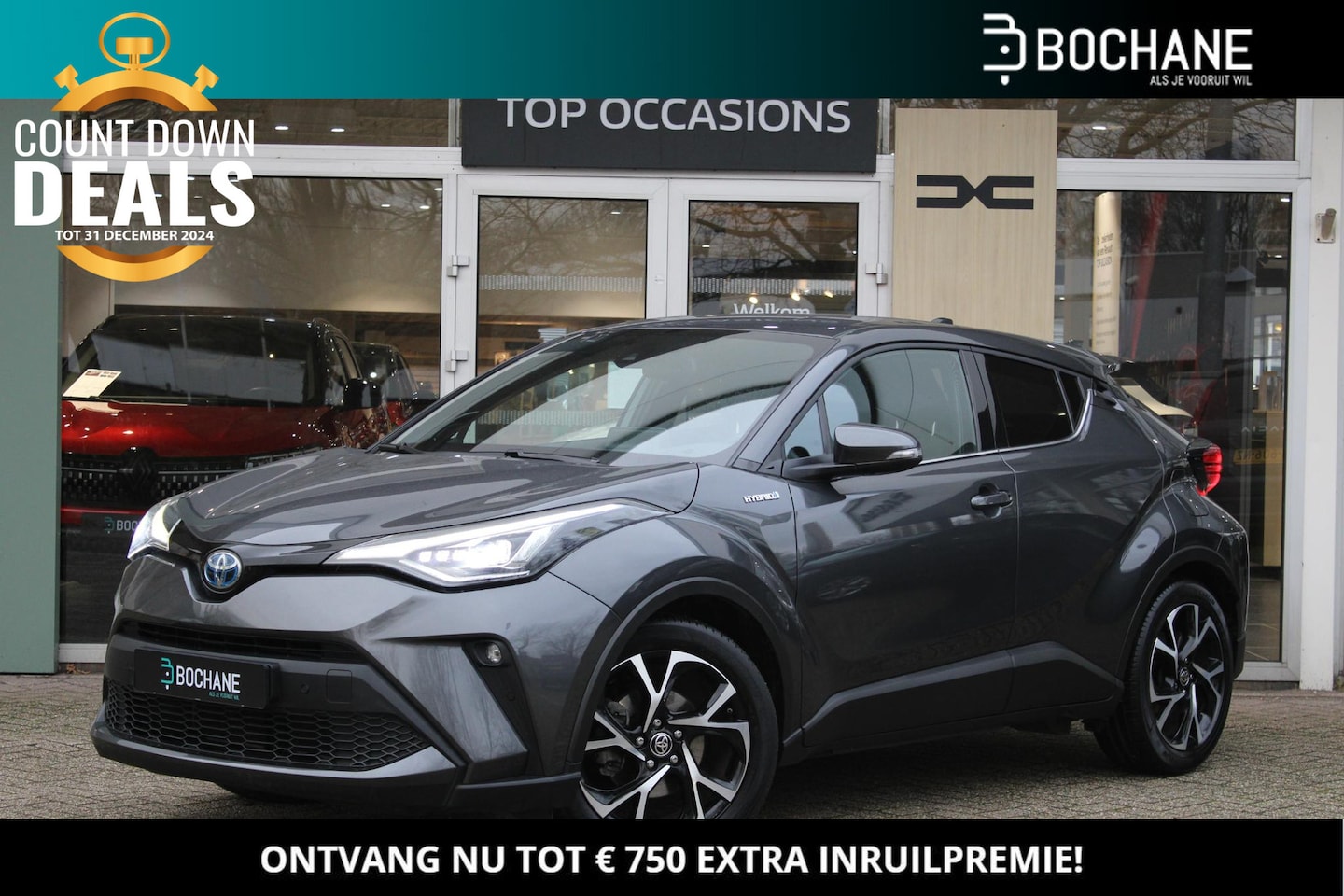 Toyota C-HR - 2.0 Hybrid First Edition Navigatiesysteem | Parkeercamera | Trekhaak | Automaat - AutoWereld.nl