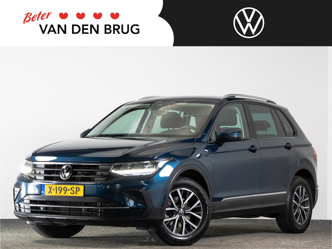 Volkswagen Tiguan - 1.5 TSI 150 pk AUTOMAAT | LED | Trekhaak | Navigatie | Camera | Adaptieve cruise | - AutoWereld.nl