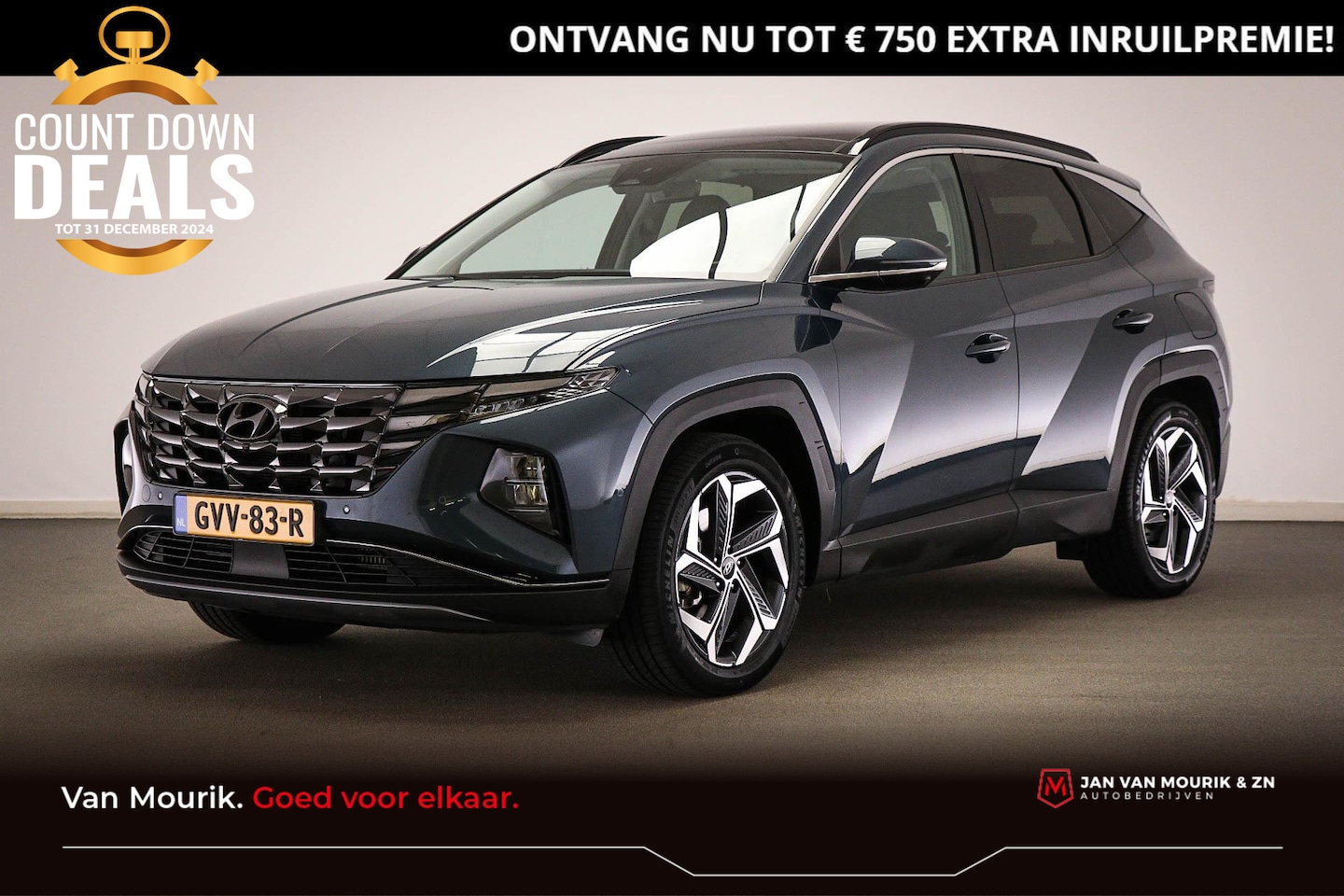 Hyundai Tucson - 1.6 T-GDI PHEV Premium Sky 4WD | PANORAMADAK | STOELKOELING | 360 CAMERA | DEALER ONDERHOU - AutoWereld.nl