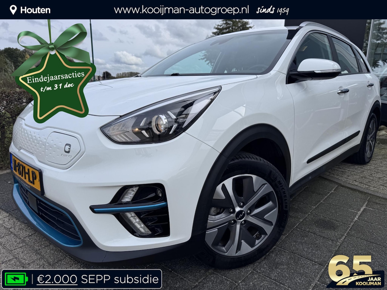 Kia e-Niro - DynamicLine 64 kWh | NU 2.000 EURO SUBSIDIE | Navigatie | Dealeronderhouden | Afneembare T - AutoWereld.nl