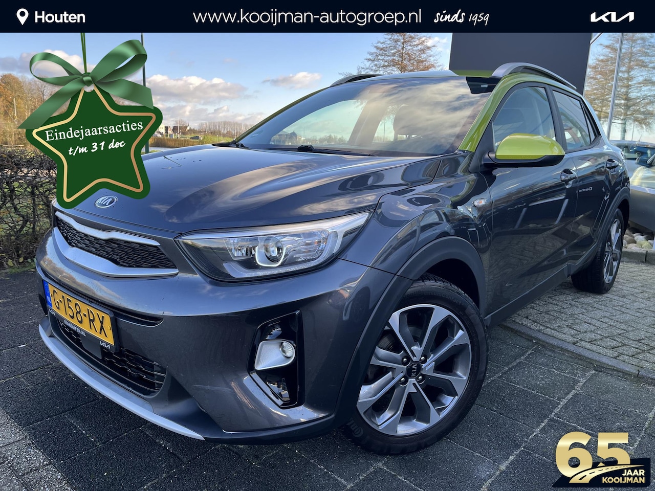 Kia Stonic - 1.0 T-GDi DynamicLine | LM Velgen | Navigatie | Two Tone | Camera/Sensoren Achter | Cruise - AutoWereld.nl