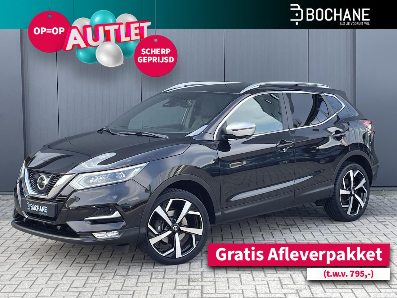 Nissan Qashqai - 1.2 DIG-T 115 Tekna + | Lederen bekelding| Electrisch verstelbare en verwarmbare stoelen| - AutoWereld.nl