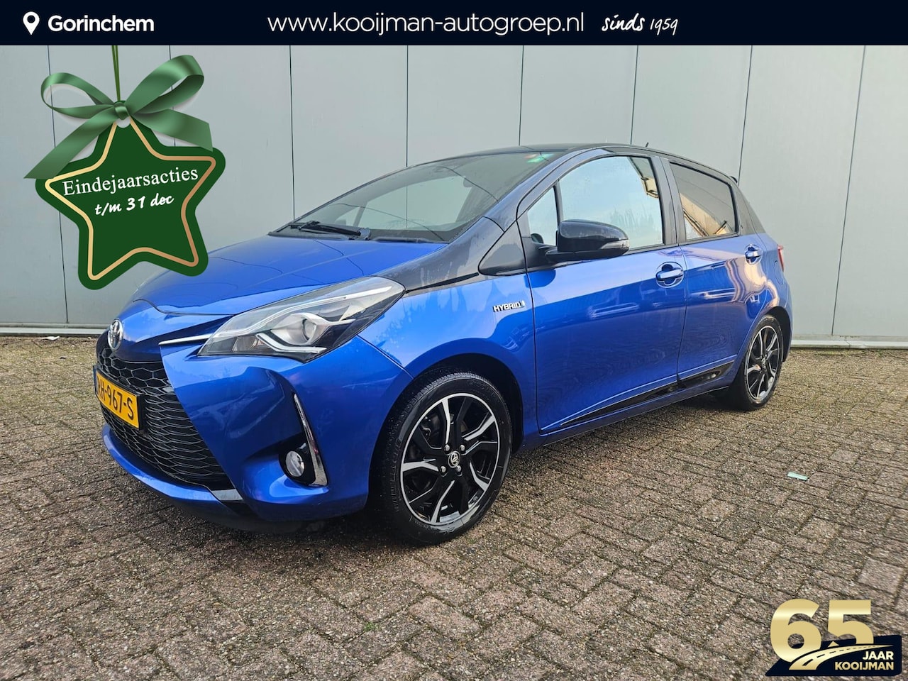 Toyota Yaris - 1.5 Hybrid | Bi-Tone Blauw-zwart dak| NL Auto | Navigatie | Climate Control | Extra Winter - AutoWereld.nl