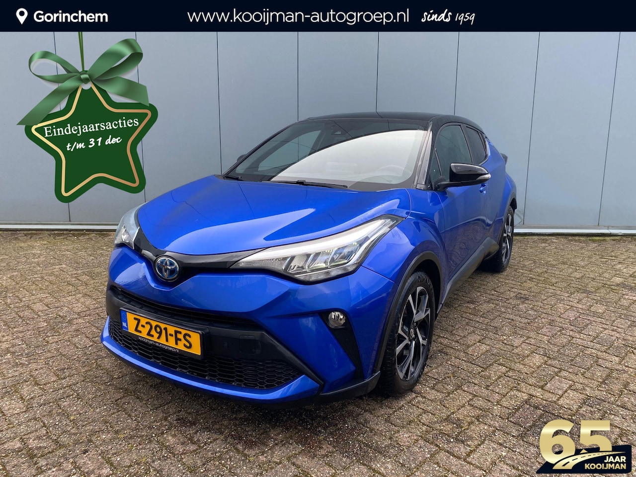 Toyota C-HR - 2.0 Hybrid Business Plus | 10 JAAR GARANTIE | Two-Tone Blauw/Zwart | 184 PK | Navigatie | - AutoWereld.nl