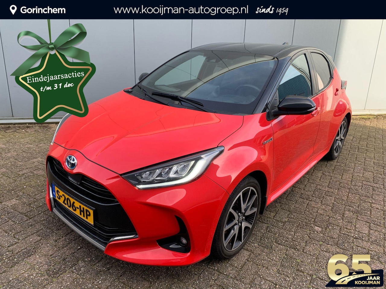 Toyota Yaris - 1.5 Hybrid Launch Edition | Unieke Uitvoering | Two-tone uitvoering met zwart dak | 1e Eig - AutoWereld.nl