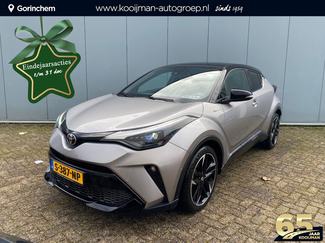 Toyota C-HR - 1.8 Hybrid GR-Sport | Two-tone uitvoering met zwart dak | Premium Pack | LED | Sportstoele - AutoWereld.nl