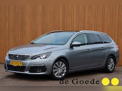 Peugeot 308 SW - 1.2 PureTech Blue Lease Premium org. NL-auto leer+vw trekhaak camera panoramadak