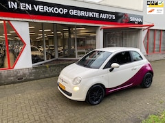 Fiat 500 - 0.9 TwinAir - 2011 - Purple & White - Airco - Leer