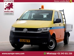 Volkswagen Transporter - T6.1 2.0 TDI Lang D.C. Open Laadbak Airco/CarPlay 02-2021