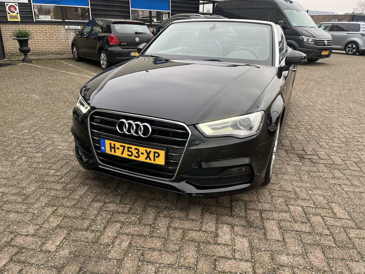 Audi A3 Cabriolet - 1.4 TFSI Sport Pro Line S Nek en stoel verwarming, S- line binnen en buiten, PDC, top staa - AutoWereld.nl