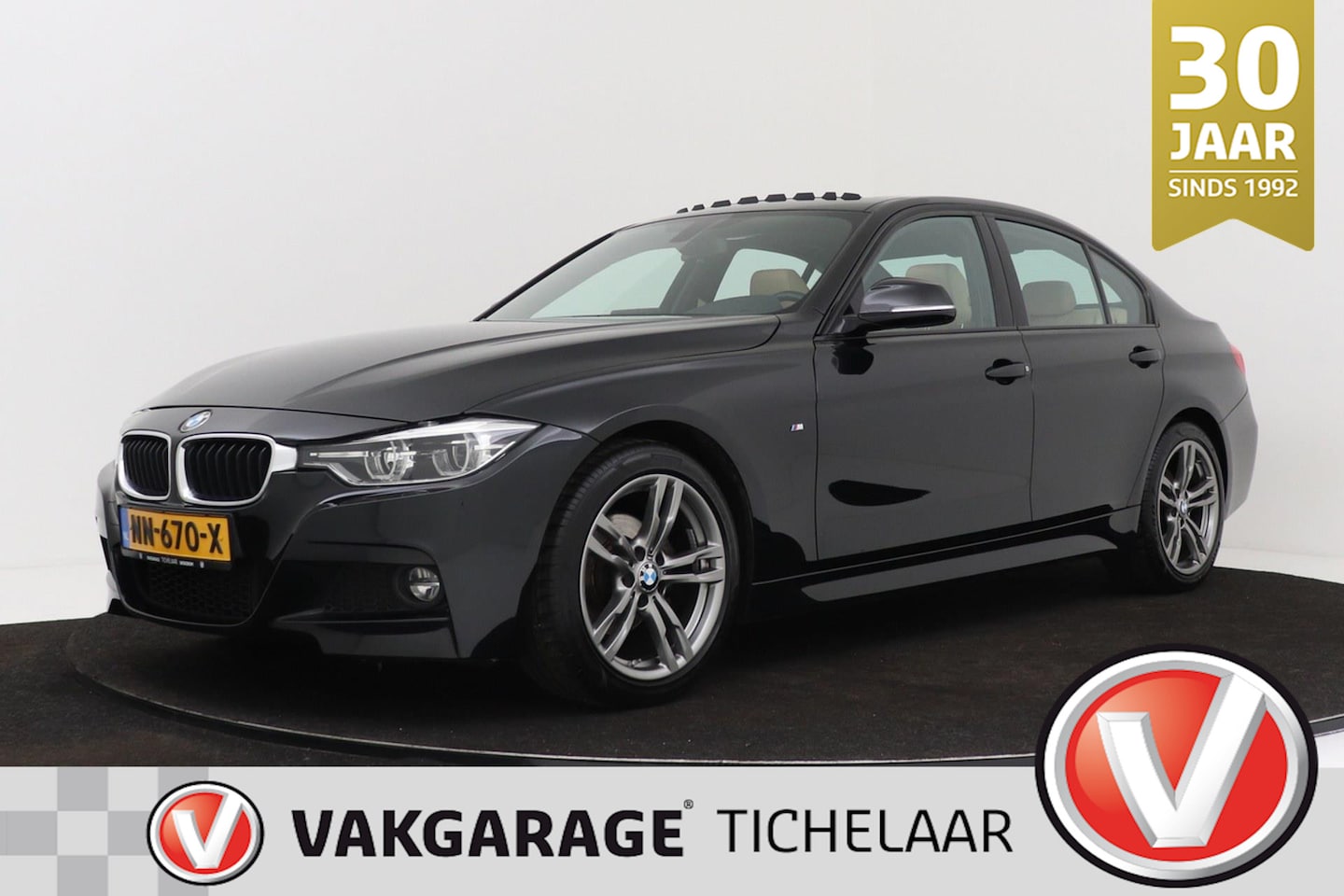 BMW 3-serie - 318i High Executive | M-Sport | Schuif-/Kanteldak | Org NL | Dealer Ond. | Leer | - AutoWereld.nl