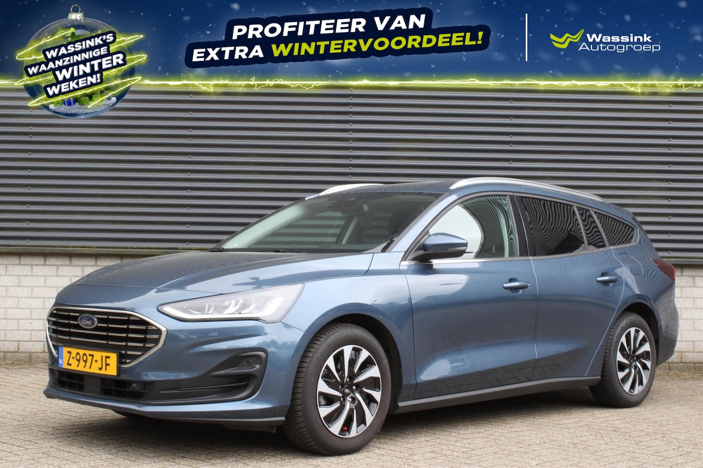 Ford Focus Wagon - 1.0 EcoBoost Hybrid 125pk Titanium | Cruise Control | Navigatie | Parkeersensoren Voor en - AutoWereld.nl