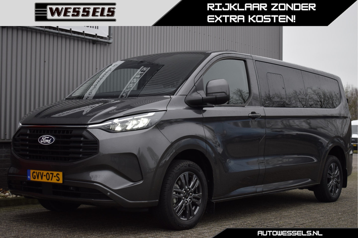 Ford Transit Custom - PHEV 9 persoons Hybride, Adaptive cruise, Camera, Stuur/stoelverwarming - AutoWereld.nl