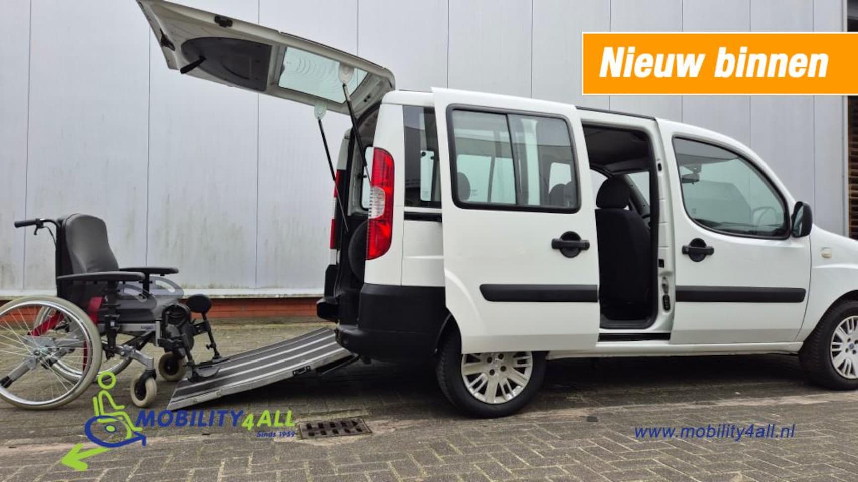 Fiat Doblò - 3+1 rolstoelauto - AutoWereld.nl