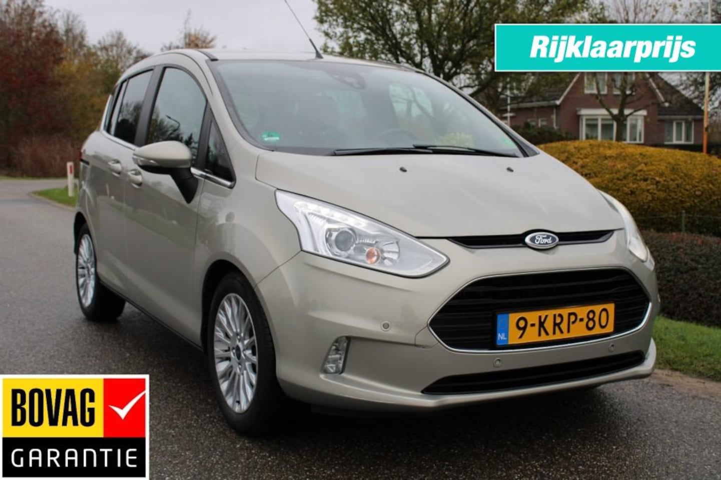 Ford B-Max - 1.0 EB 125pk Titanium ECC/cruise/panodak/navi/half leer - AutoWereld.nl