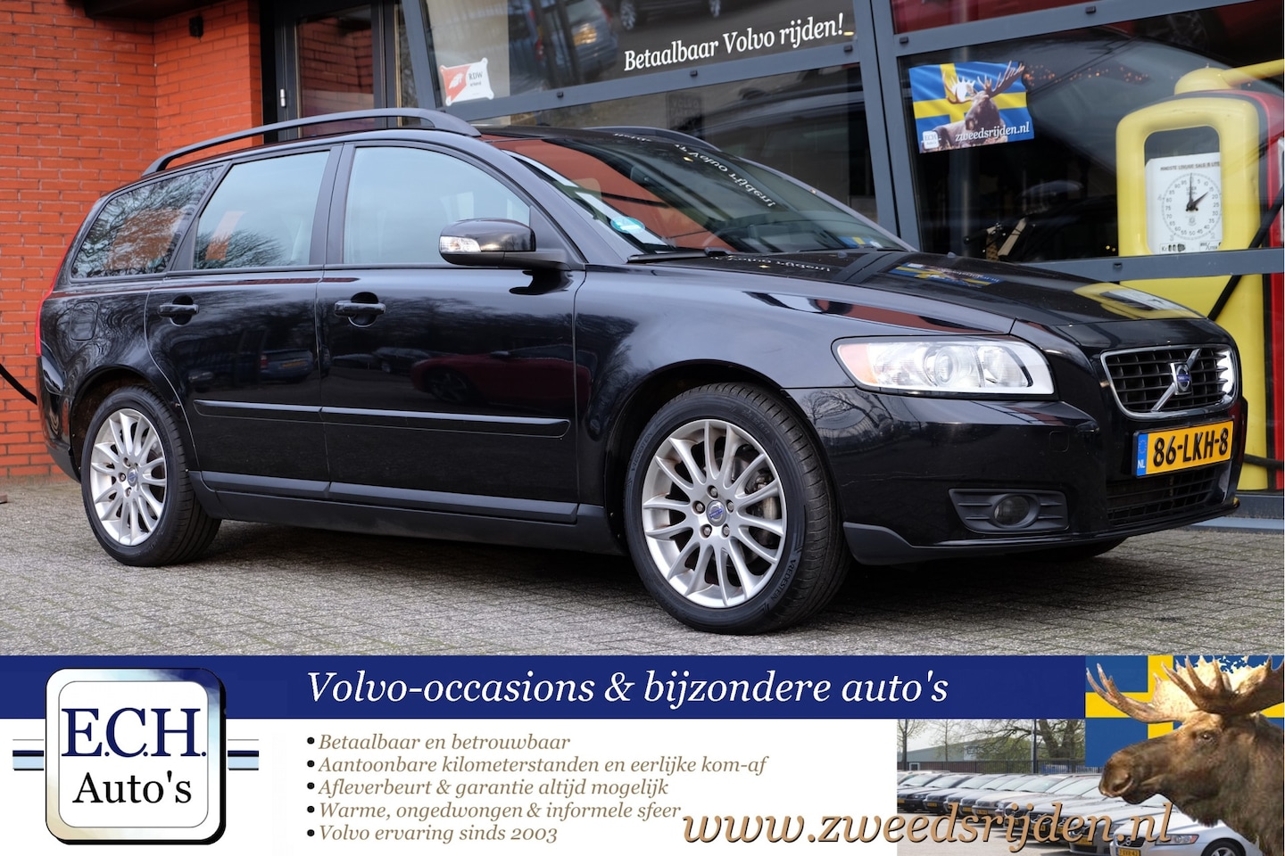 Volvo V50 - 1.8 Sport 1.8 125 pk Sport, Dealer onderhouden, 17 inch, Trekhaak - AutoWereld.nl