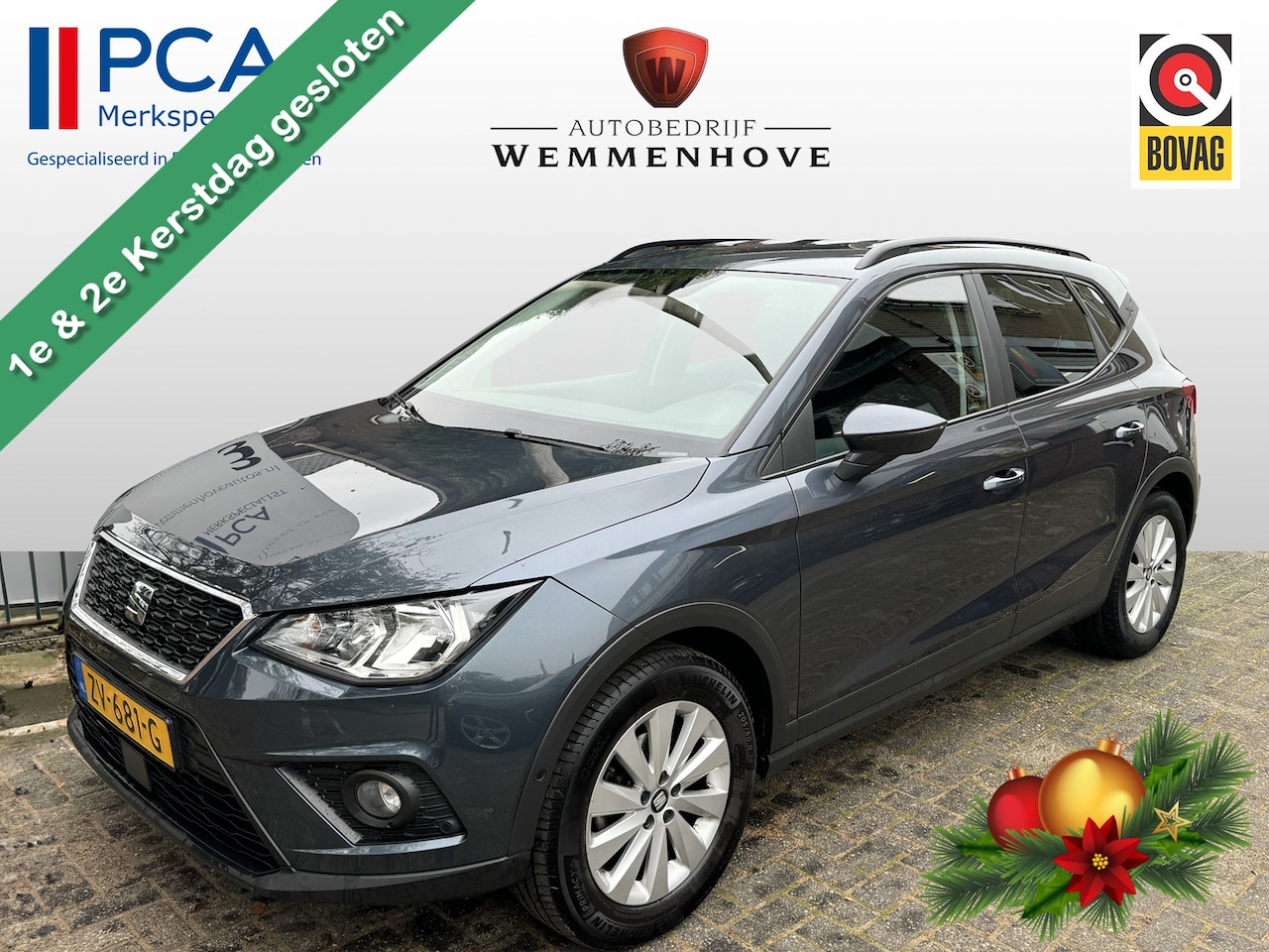 Seat Arona - 1.0 TSI Style Business Intense Airco/Alu wielen/Navi/Mistl/Camera - AutoWereld.nl