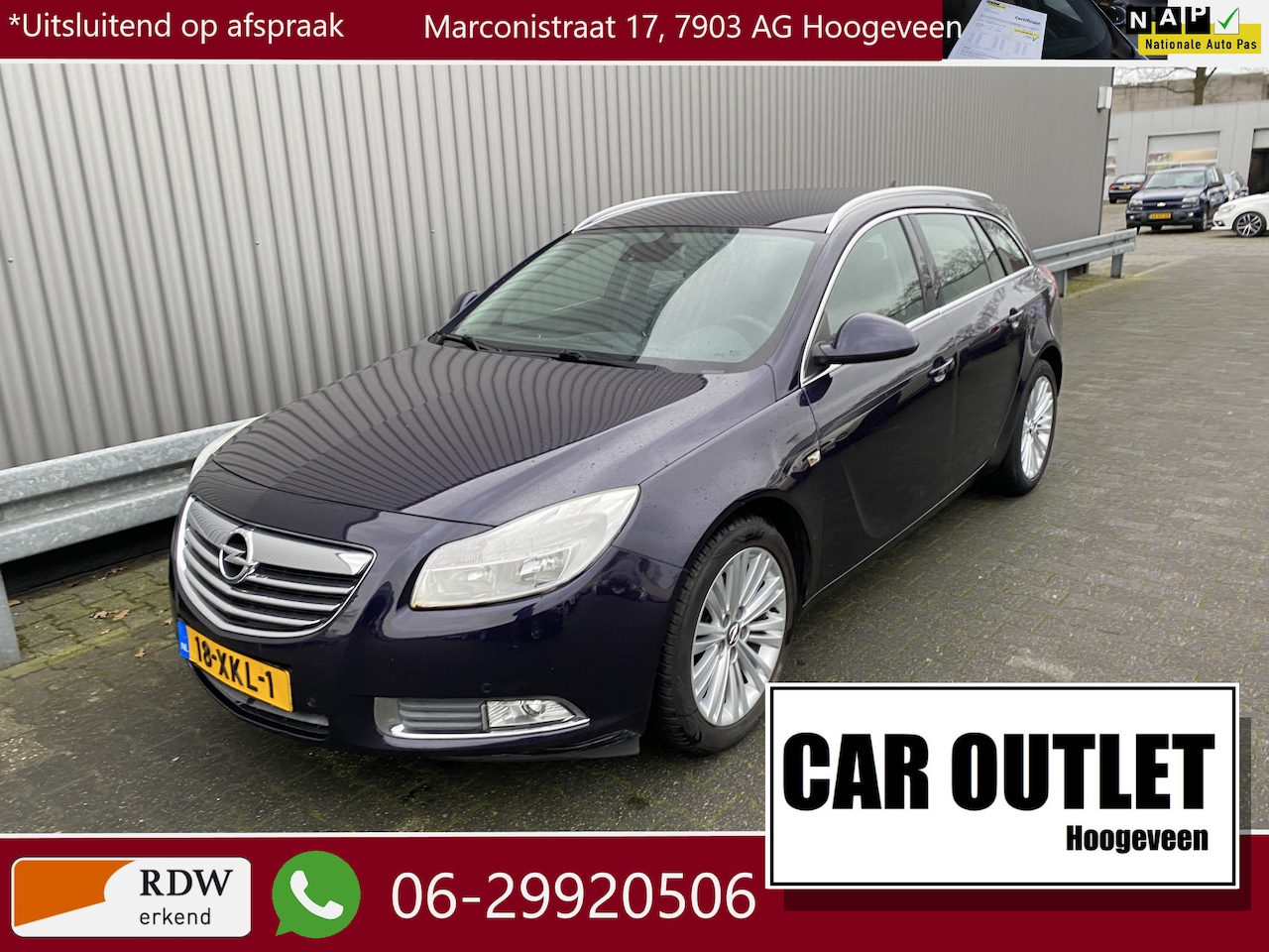 Opel Insignia Sports Tourer - 1.4 Turbo EcoFLEX Edition 95Dkm.NAP, Clima, Navi, CC, PDC v/a, LM, nw. APK – Inruil Mogeli - AutoWereld.nl