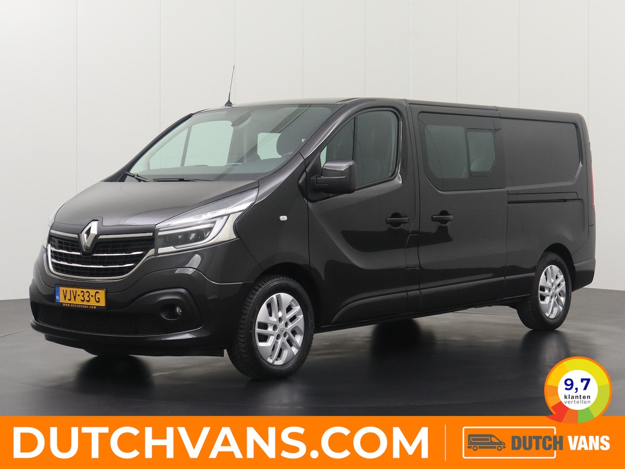 Renault Trafic - 2.0DCi 170PK Automaat Dubbele Cabine | 2xSchuifdeur | Navigatie | Camera | Trekhaak - AutoWereld.nl