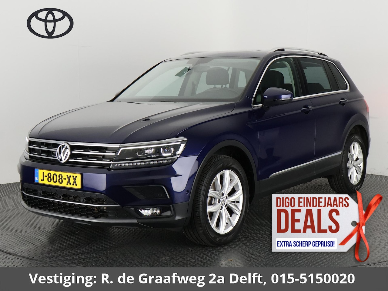 Volkswagen Tiguan - 2.0 TSI 4Motion Highline Business R | 360 Camera | Trekhaak | Vol leer | Stoelverwarming - AutoWereld.nl