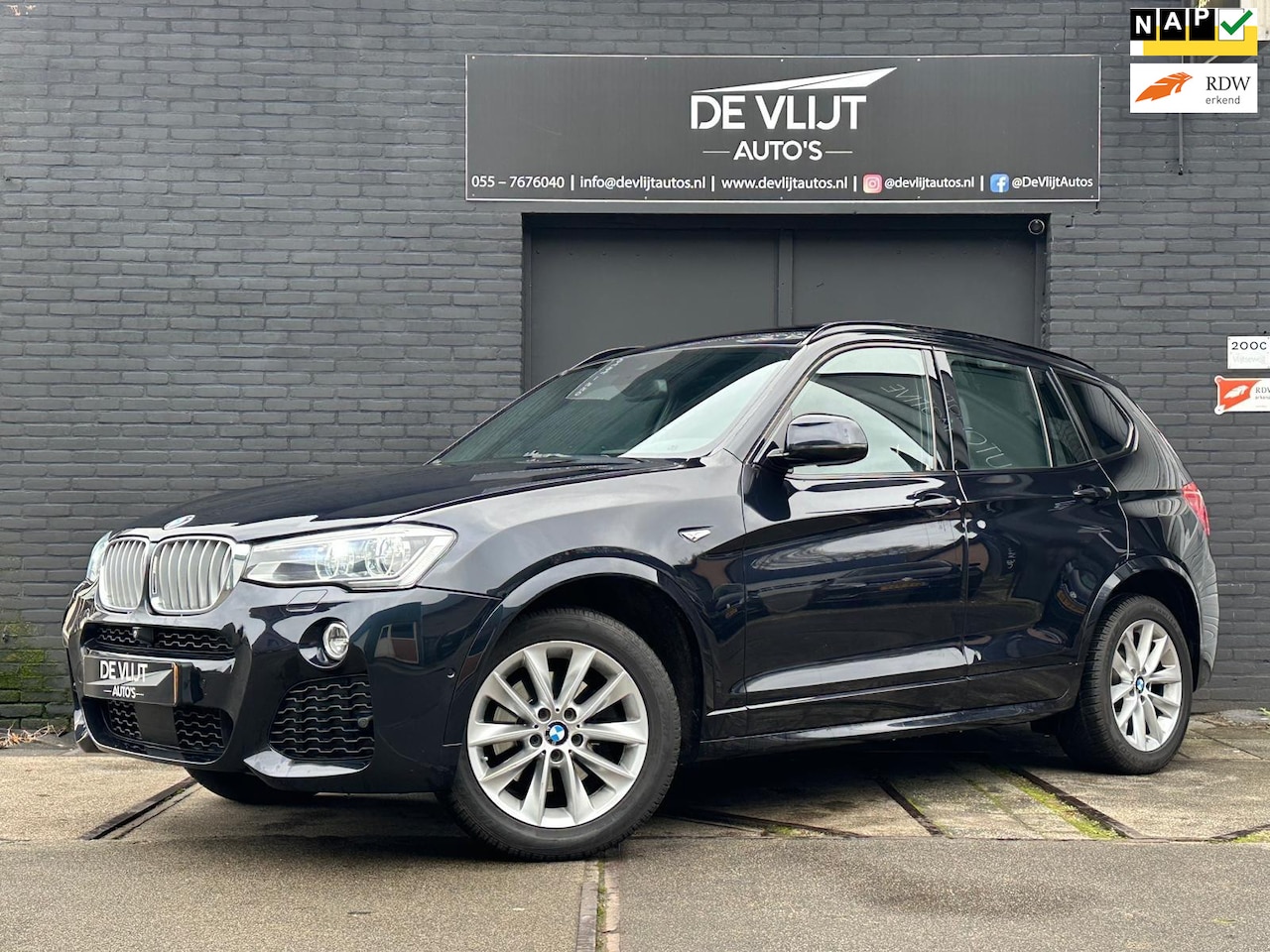 BMW X3 - XDrive35d High Ex M-Pakket | Pano | Navi | Led | Leer | Trekhaak | Full Options | - AutoWereld.nl