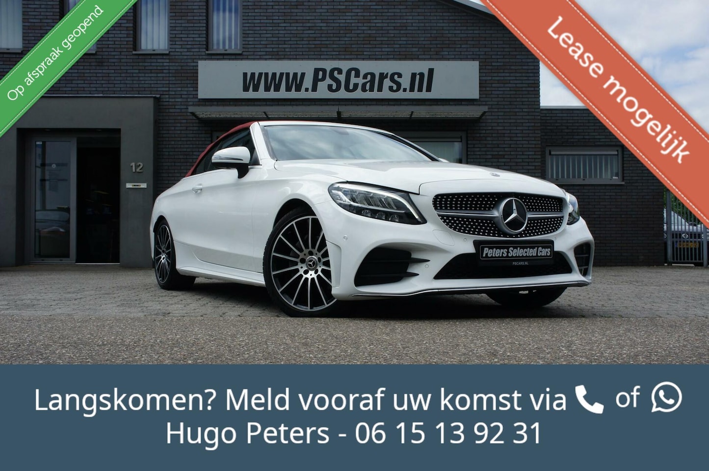 Mercedes-Benz C-klasse Cabrio - 200 AMG 19" AirScarf|Cruise|Mbux - AutoWereld.nl