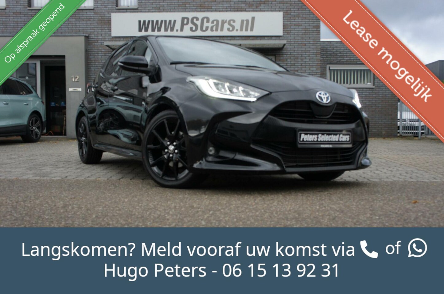 Toyota Yaris - 1.5 Hybrid Black Sport Camera|LED|Navi|Panorama - AutoWereld.nl