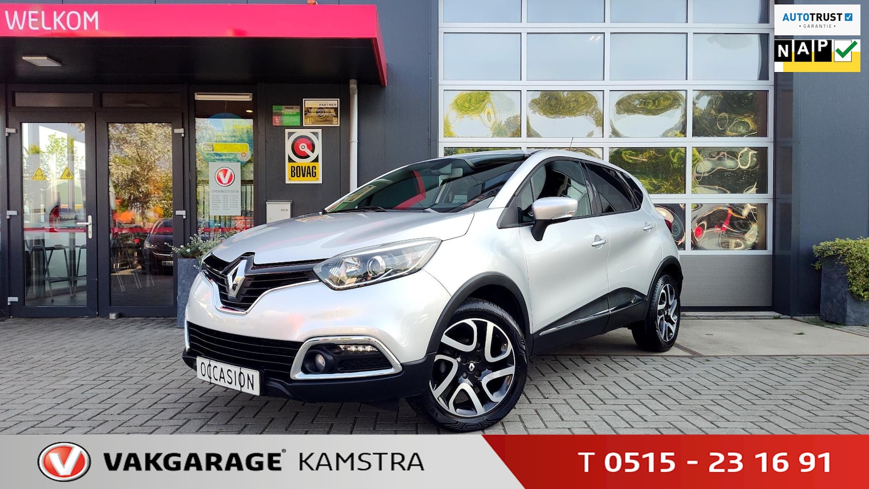 Renault Captur - 0.9 TCe Dynamique NAP PDC/Camera/Navi/Cruise - AutoWereld.nl