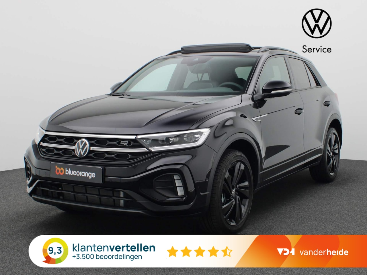 Volkswagen T-Roc - 1.5 TSI R-Line Business 150PK DSG Black Style, trekhaak, LED-Matrix, keyless Entry & Start - AutoWereld.nl