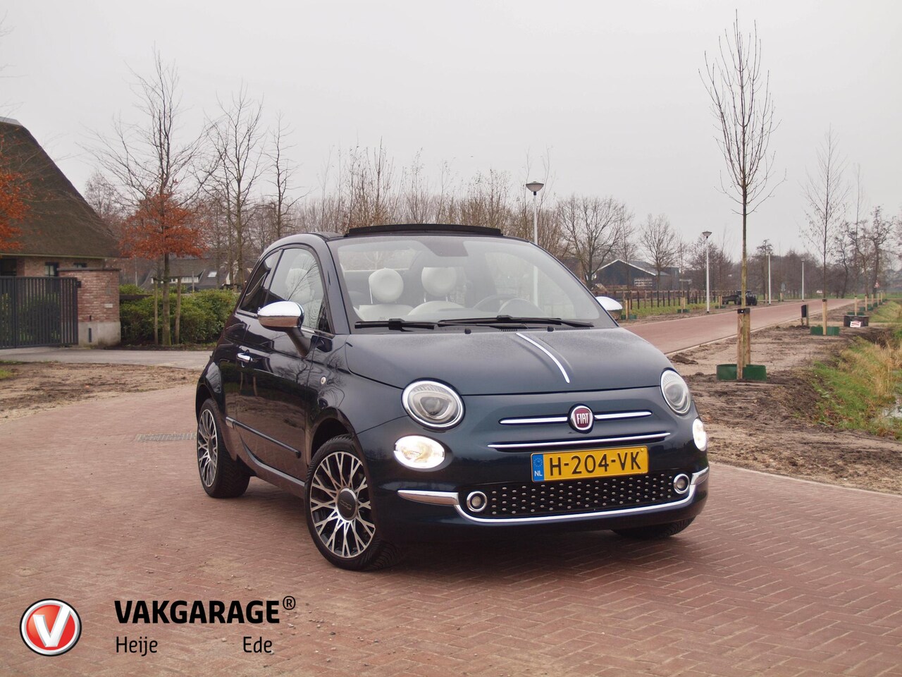 Fiat 500 C - 1.0 Hybrid Star | Navi | Bluetooth | Leer | Parkeersensoren | - AutoWereld.nl