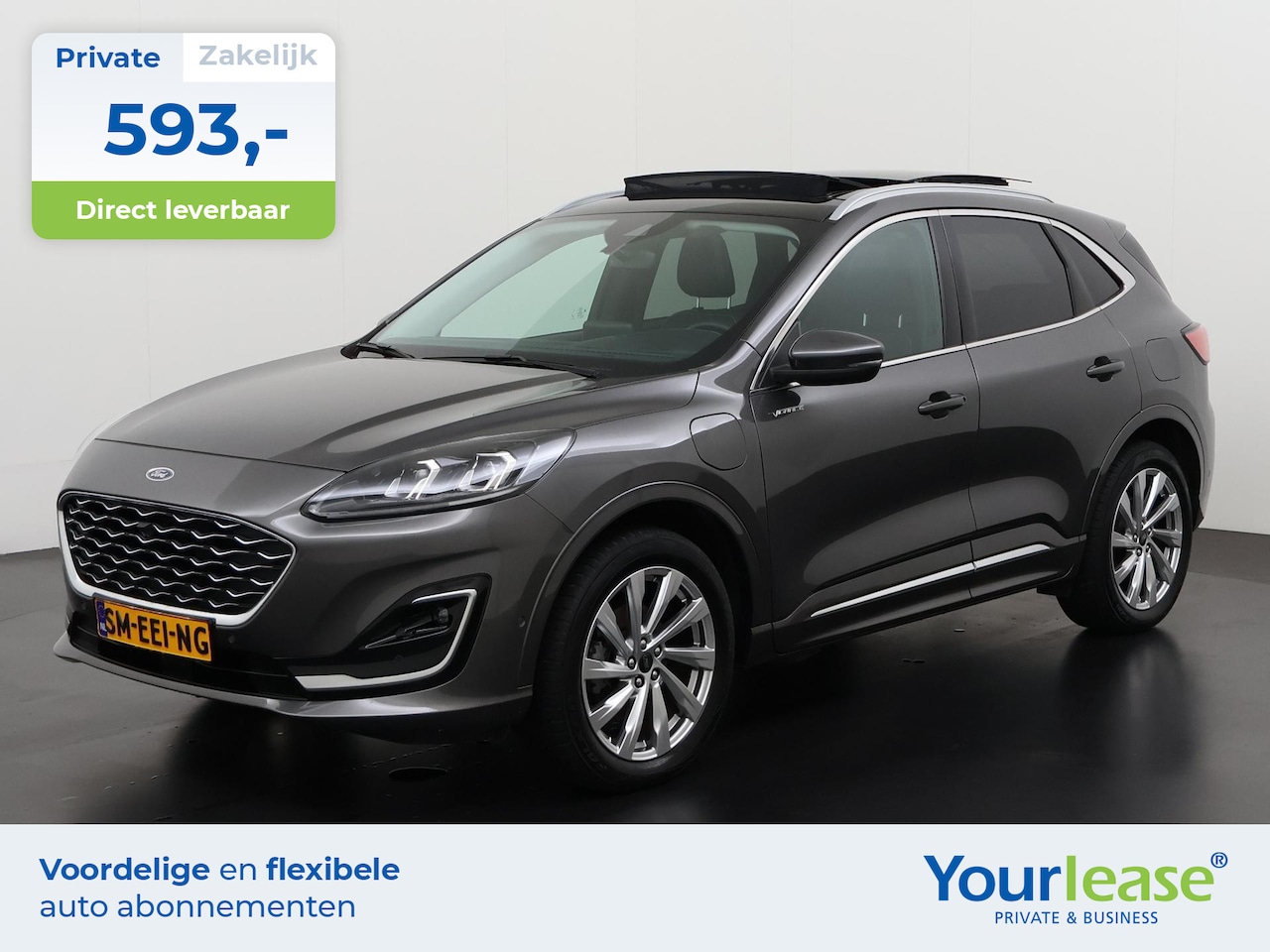 Ford Kuga - 2.5 PHEV Vignale | All-in 593,- Private Lease | Zondag Open! - AutoWereld.nl