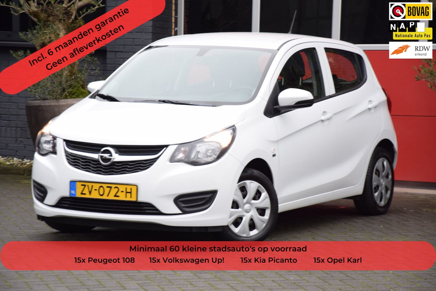 Opel Karl - 1.0 ecoFLEX 120 Jaar Edition 2019 Airco Cruise control 5 Deurs - AutoWereld.nl