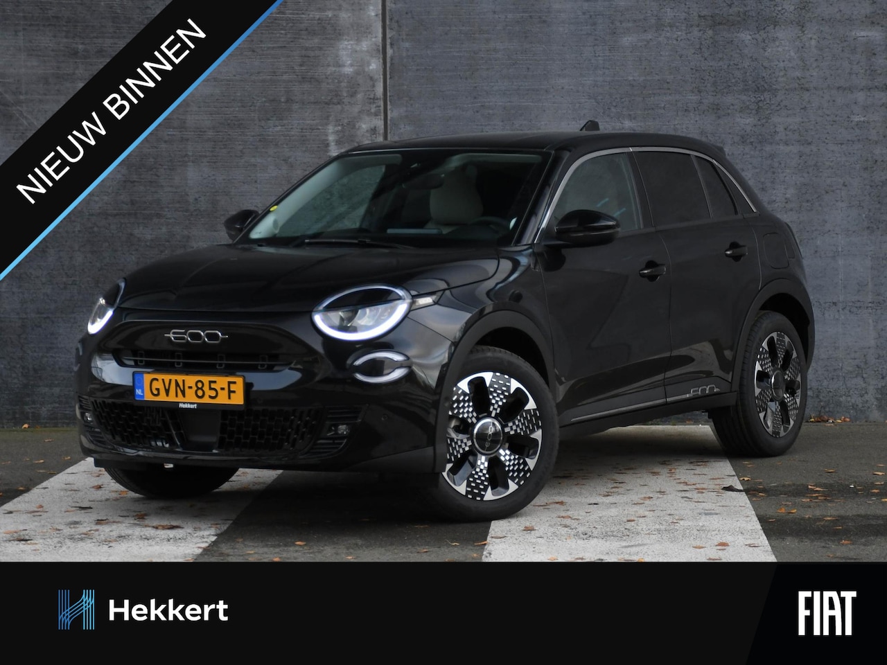 Fiat 600 - La Prima 1.2 Hybrid 100pk Automaat DODE HOEK | ADAP. CRUISE | LEDER | MASSAGE | APPLE CARP - AutoWereld.nl