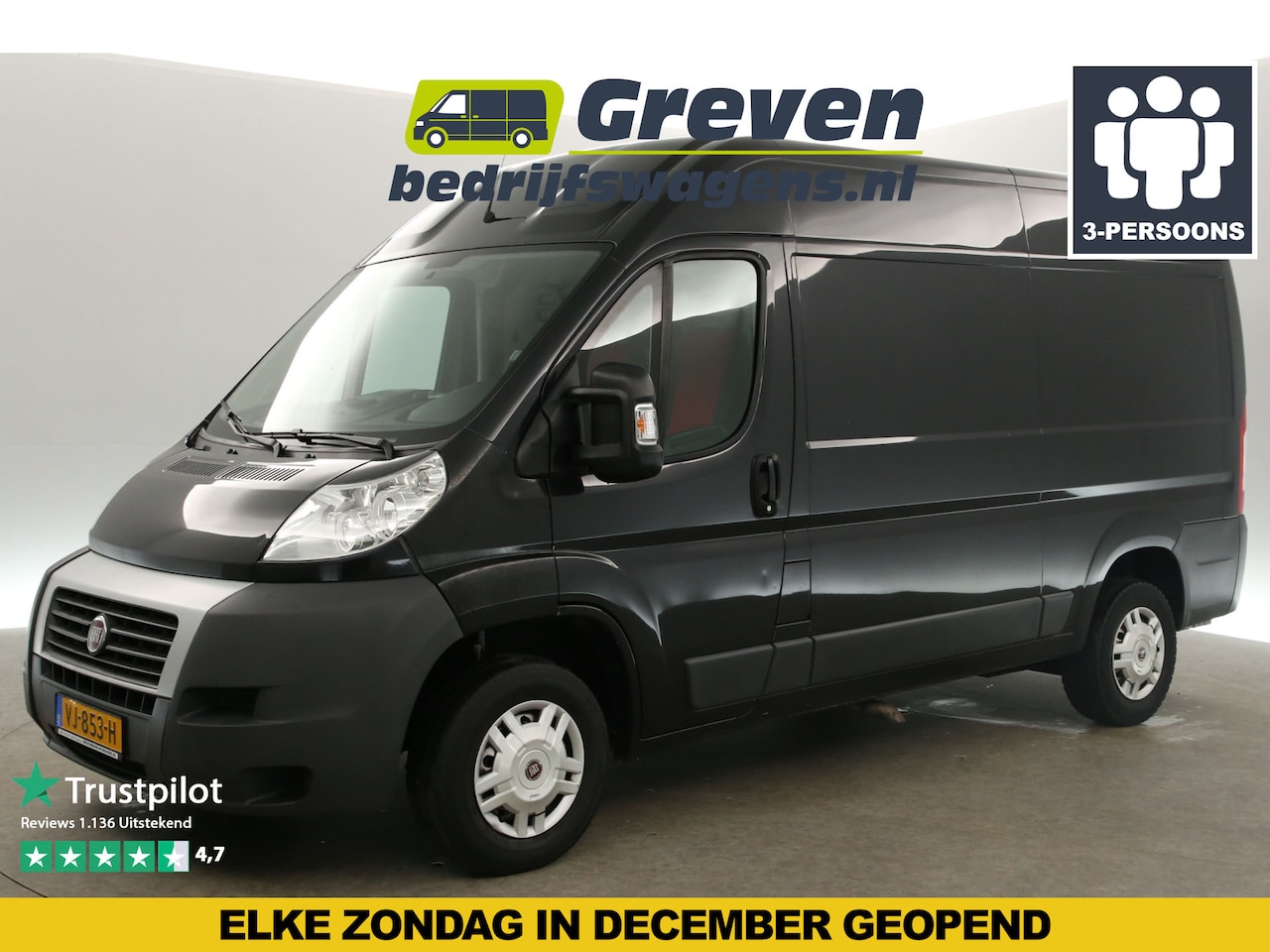 Fiat Ducato - 30 2.3 MultiJet L2H2 | APK t/m 26-06-2025 | Airco Cruise PDC 3 Persoons Elektrpakket Trekh - AutoWereld.nl