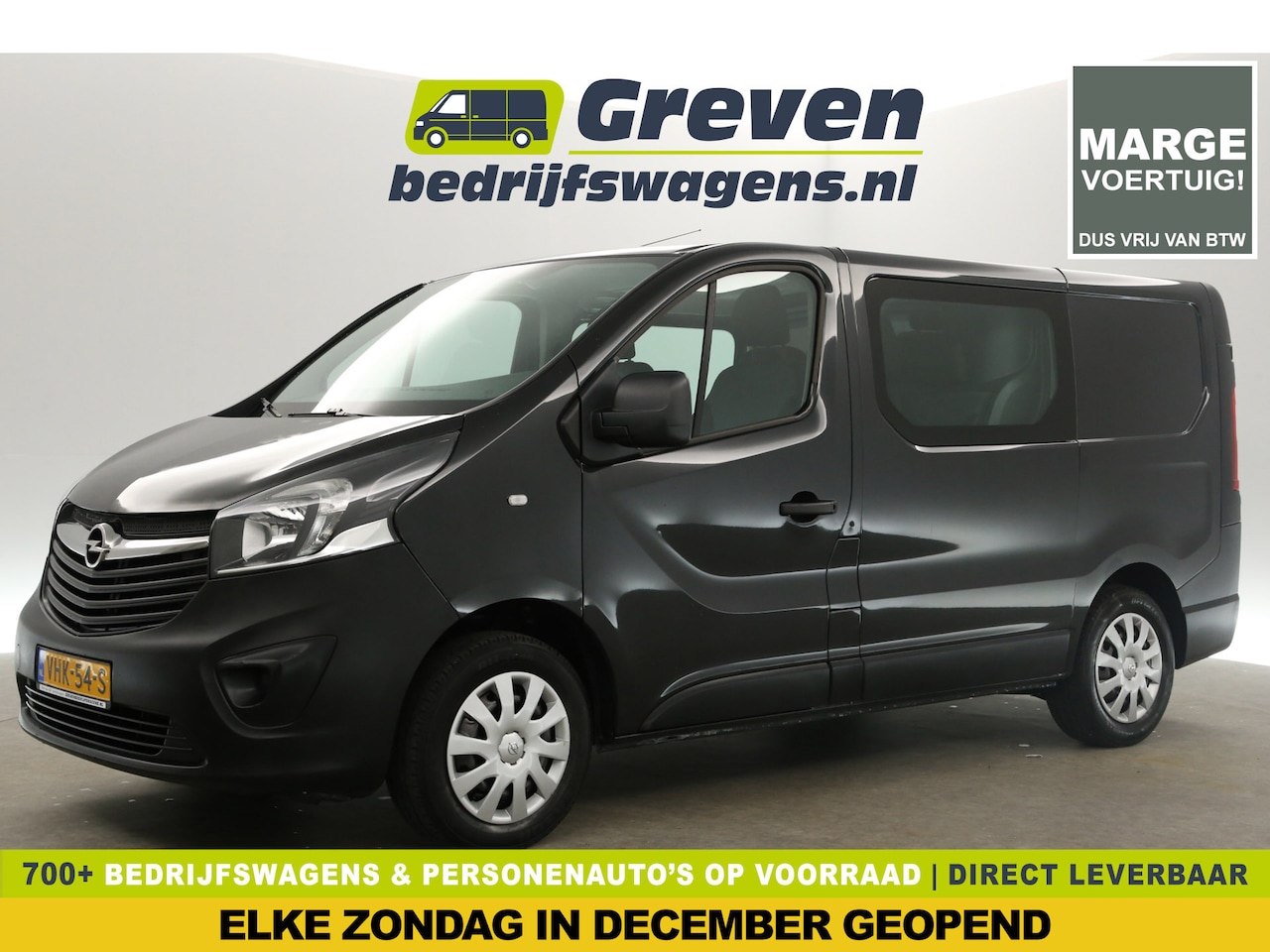 Opel Vivaro - 1.6 CDTI L1H1 | Marge | Dubbele Cabine | 5 Persoons Airco Cruise Elektrpakket Trekhaak - AutoWereld.nl