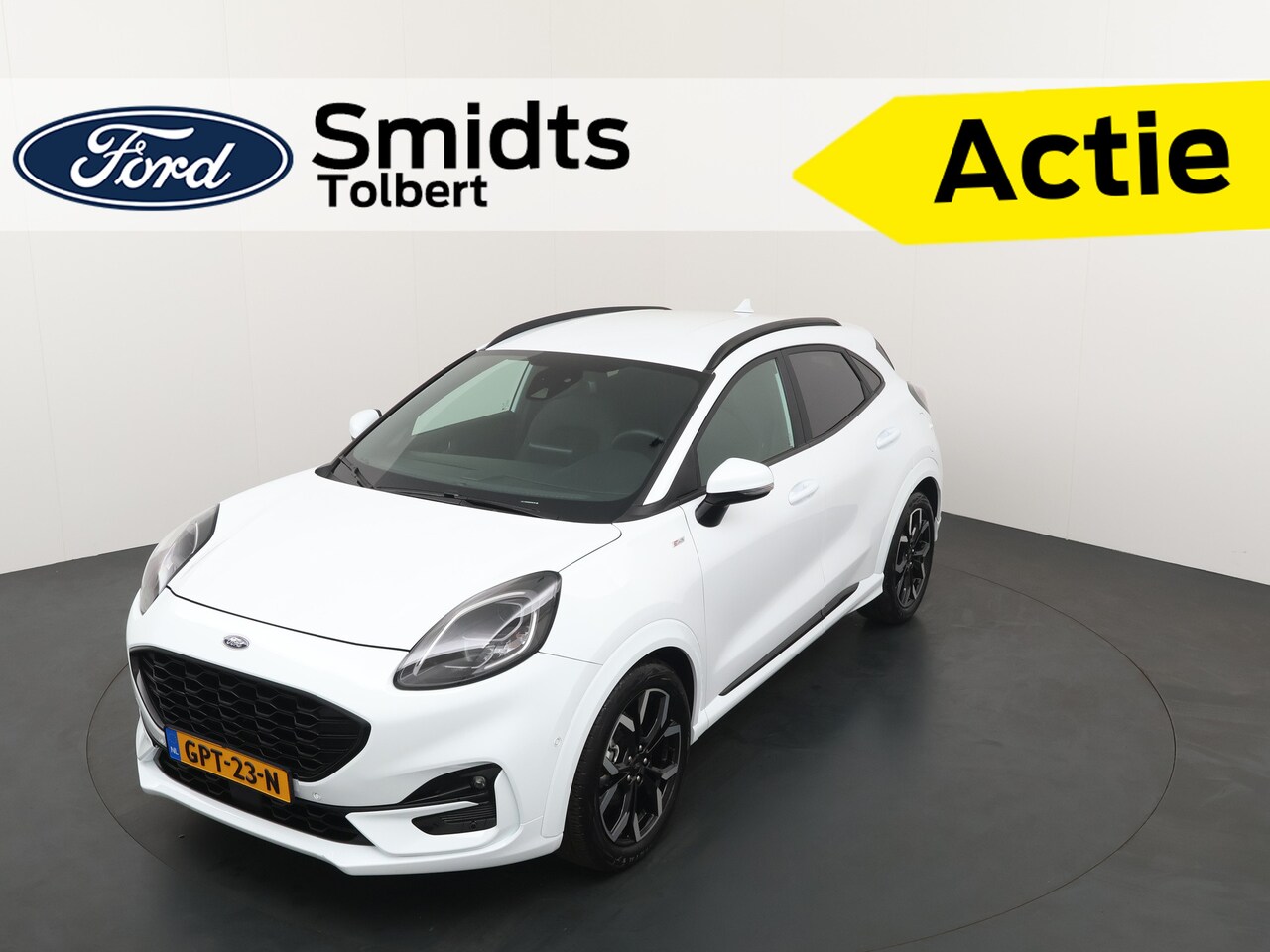 Ford Puma - EcoBoost Hybrid 125 pk ST-Line X | Camera | LED | B&O | Half leer | 18" | Apple Carplay | - AutoWereld.nl