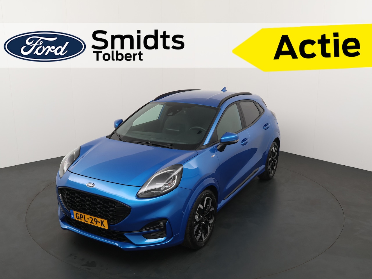 Ford Puma - EcoBoost Hybrid 125 pk ST-Line X | Camera | LED | B&O | Half leer | 18" | Apple Carplay | - AutoWereld.nl