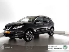 Nissan Qashqai - 1.2 Tekna trekhaak|led|leer|nav|cam|ecc|lmv19