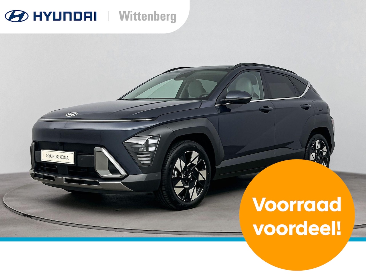 Hyundai Kona - 1.6 GDI HEV Premium Sky | Incl. €2500,- KORTING! | Schuifdak | Stoel + stuurverwarming | B - AutoWereld.nl