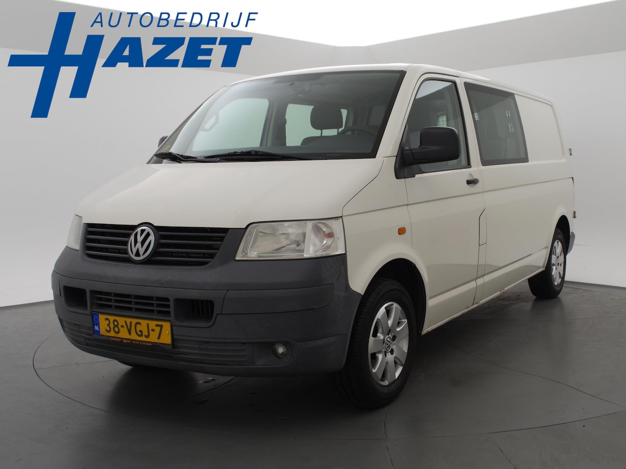 Volkswagen Transporter - 1.9 TDI L2H1 DUBBEL CABINE YOUNGTIMER + TREKHAAK / AIRCO - AutoWereld.nl