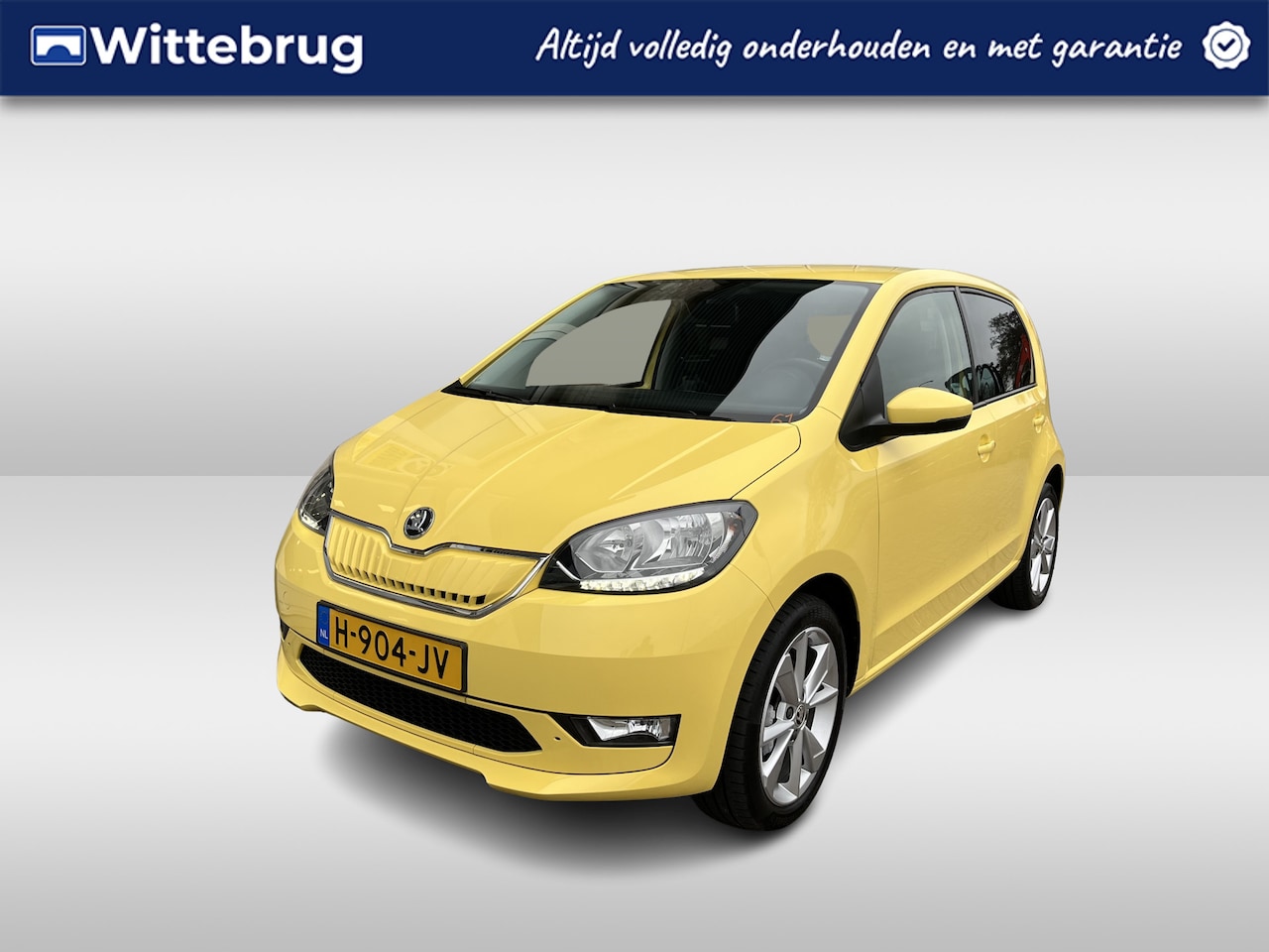 Skoda Citigo e-iV - 83pk EV Style / SUBSIDIE/ CRUISE/ GETINT GLAS/ BLUETOOTH/ CLIMA/ DAB/ 16" LMV - AutoWereld.nl