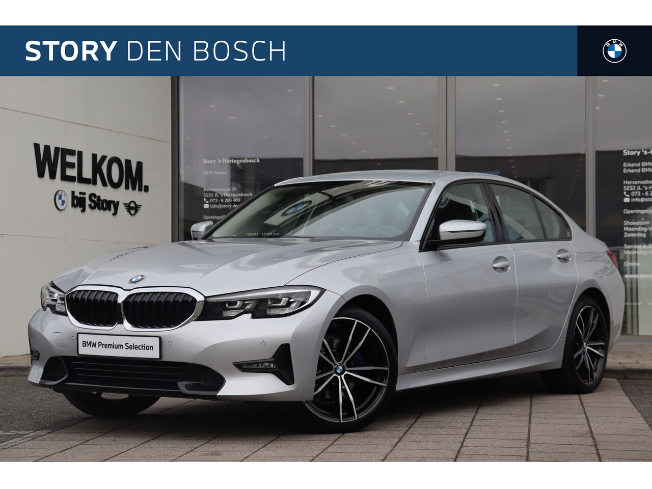 BMW 3-serie - 320i Executive Sport Line Automaat / Sportstoelen / Head-Up / Live Cockpit Professional / - AutoWereld.nl