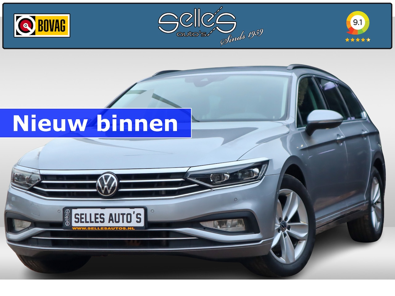 Volkswagen Passat Variant - 2.0TSI Business Automaat | Elektrische achterklep | Adaptive Cruisecontrol - AutoWereld.nl