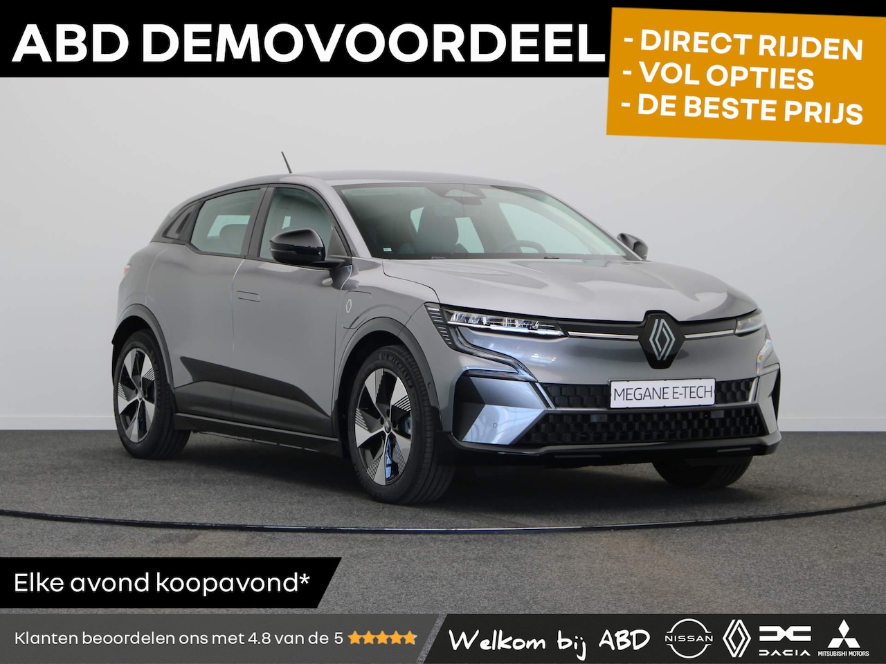 Renault Mégane E-Tech - EV60 130pk Optimum Charge Evolution ER | €2000,- subsidie | Stoelverwarming | Active drive - AutoWereld.nl