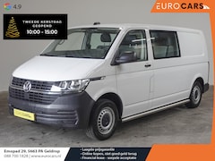 Volkswagen Transporter - T6.1 L2H1 110pk Dubbele cabine Airco Cruise Navi Trekhaak