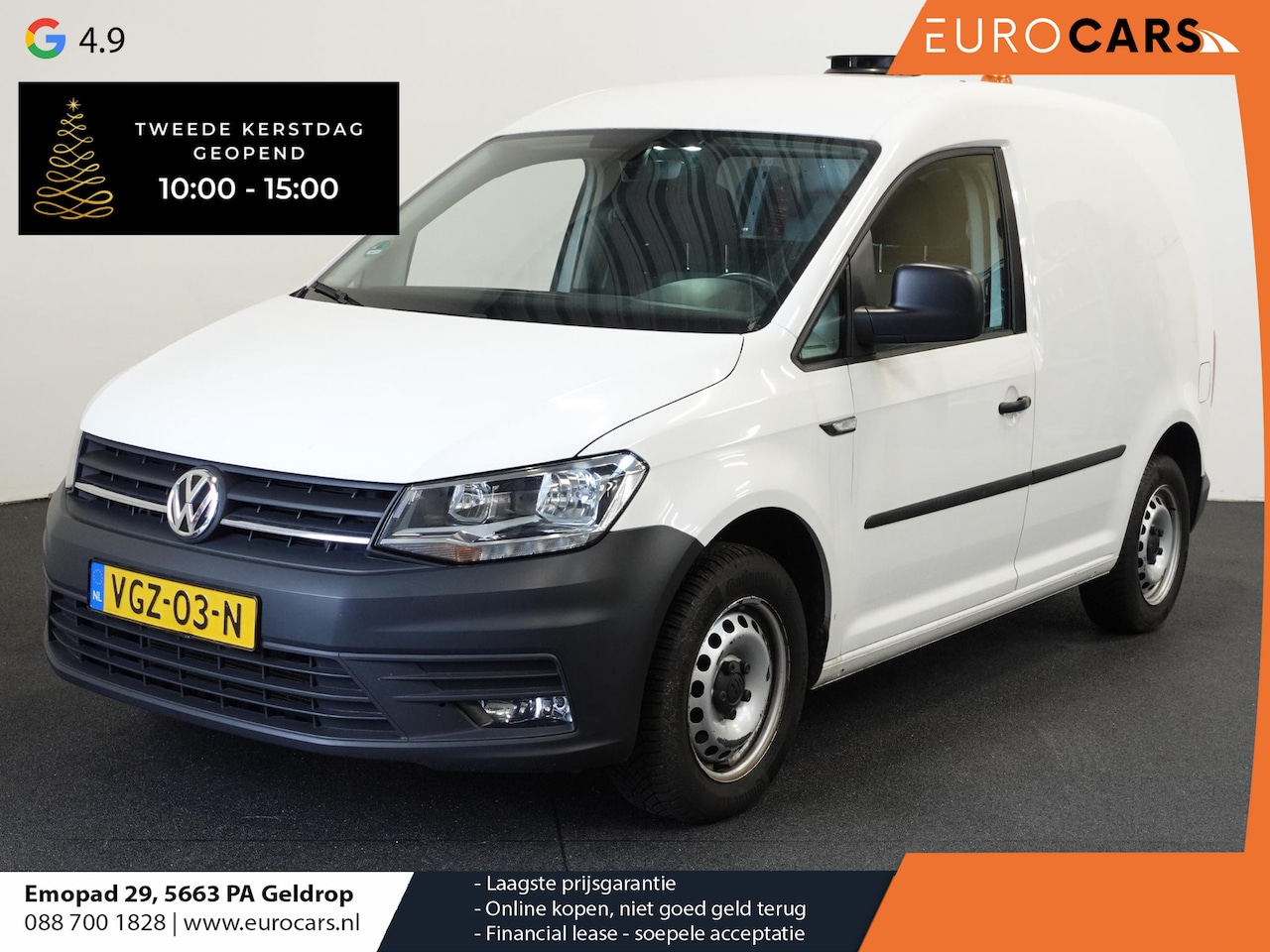 Volkswagen Caddy - 2.0TDI 75pk Comfortline Airco Cruise Navi Trekhaak Parkeersensoren - AutoWereld.nl