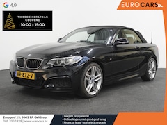 BMW 2-serie Cabrio - 218i M Sport Automaat High Executive Leder Navigatie Xenon Stoelverwarming Climate Control